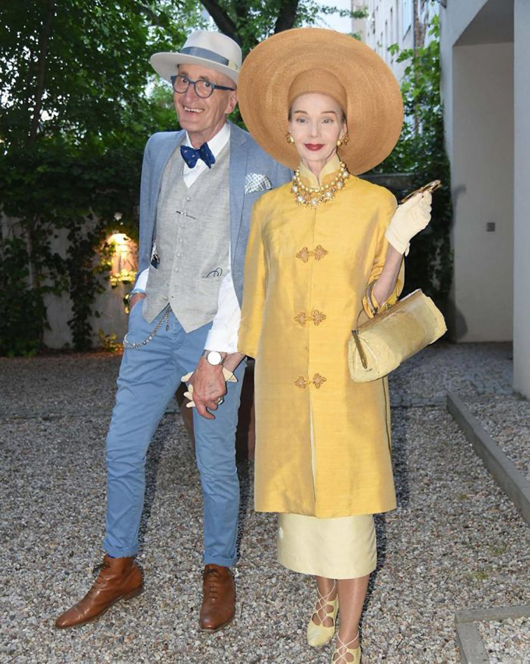 elderly couple fashion
