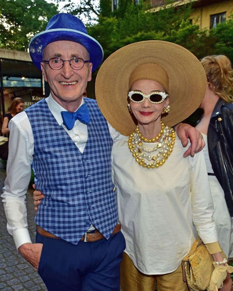 elderly couple fashion
