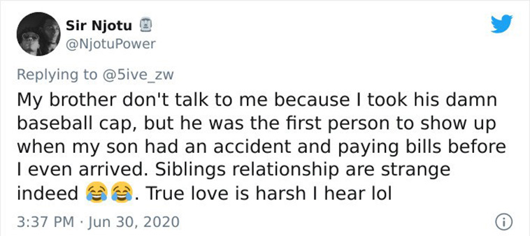 funny siblings tweets
