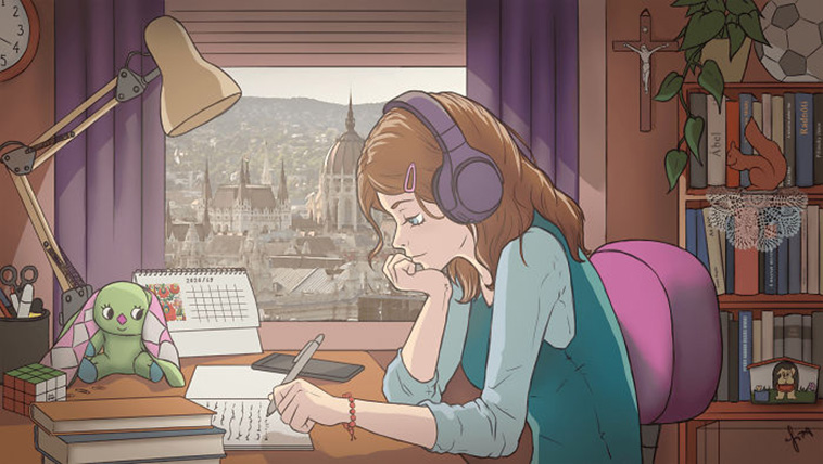 study girl different countries