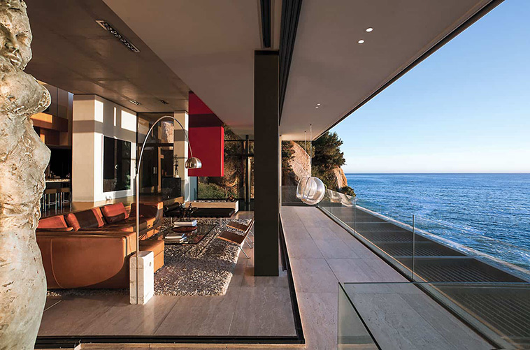 beachfront villa