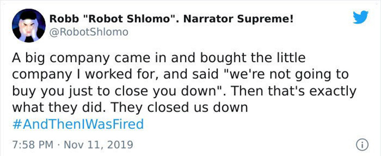 people got fired
