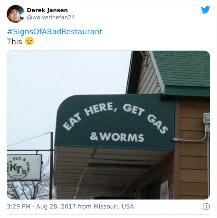 bad restaurants