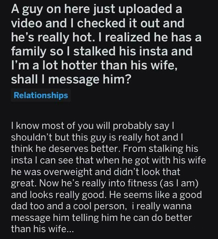 cringey girls messages