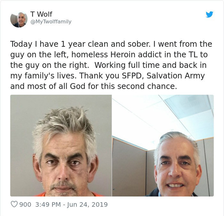 drug addiction before after