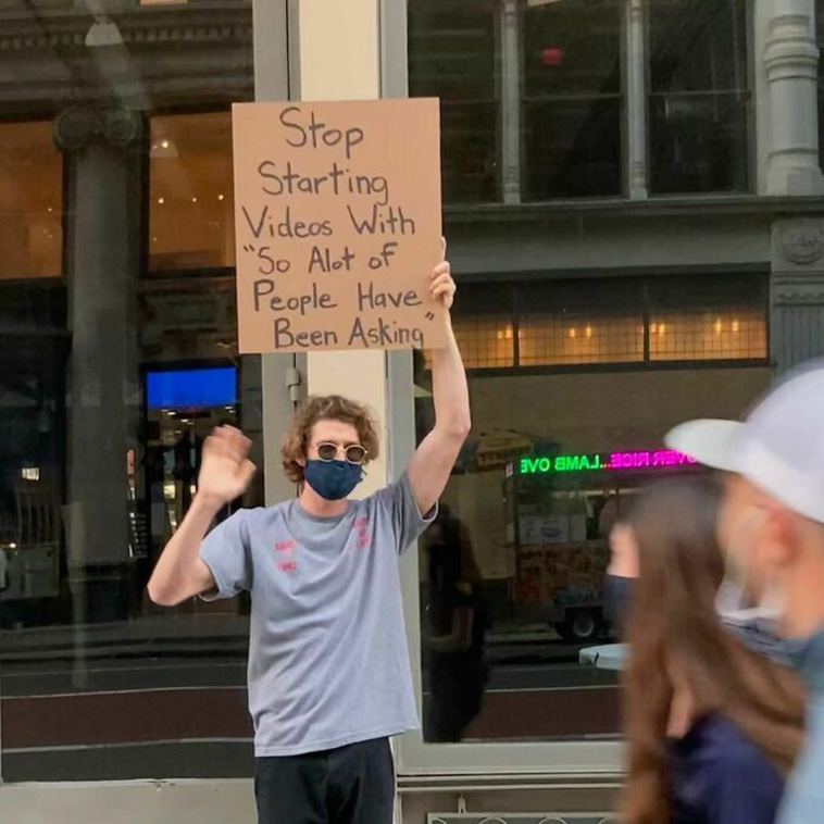 Dude With Sign