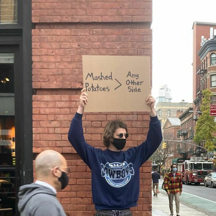 Dude With Sign