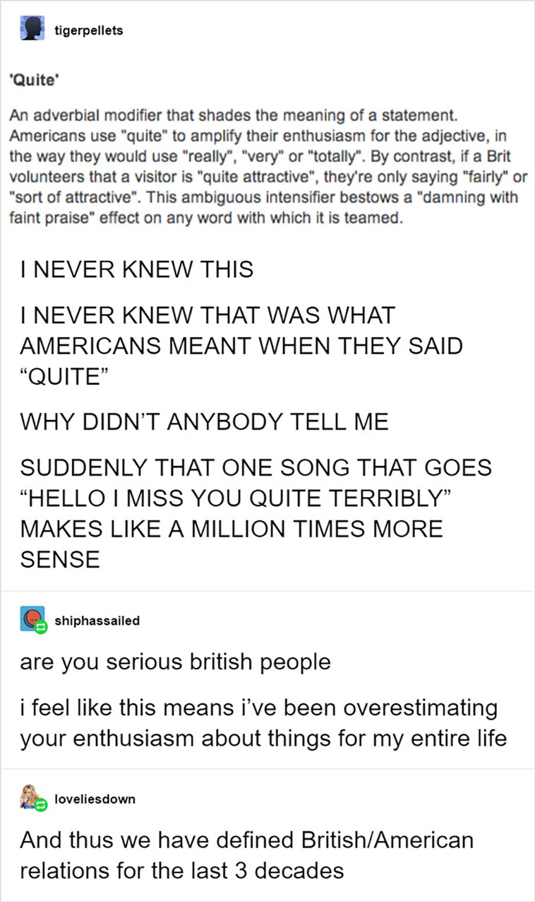 english is weird