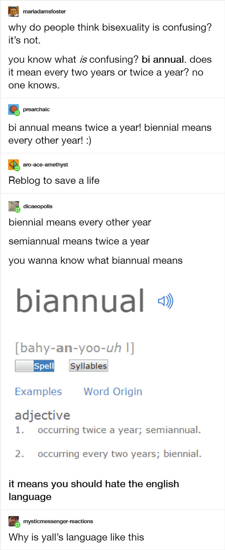 english is weird