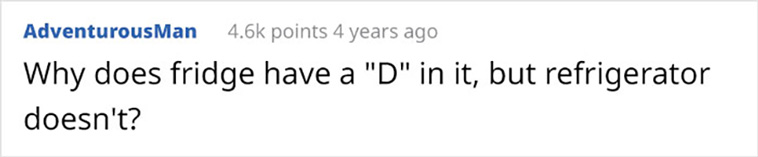 english is weird