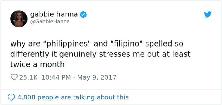 english is weird