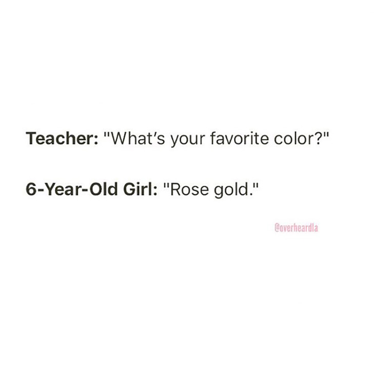 overheard in L.A.