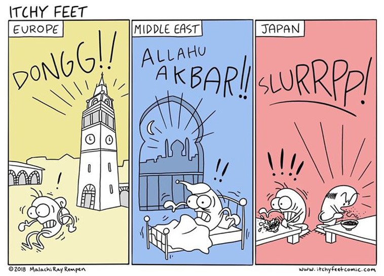 languages customs comics