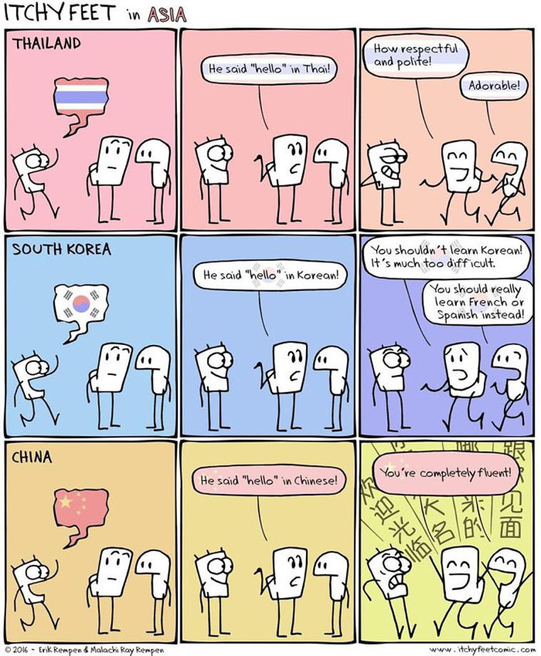 languages comics