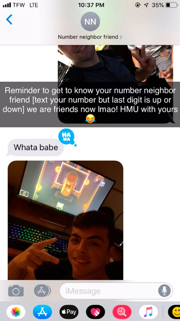number neighbours 