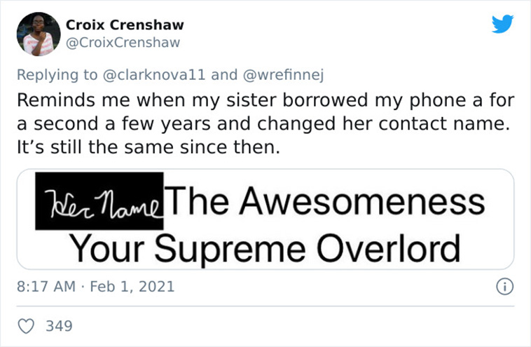phone number contact name
