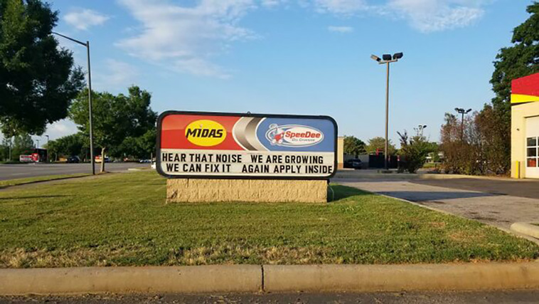 sign fails