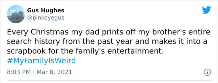 weird family