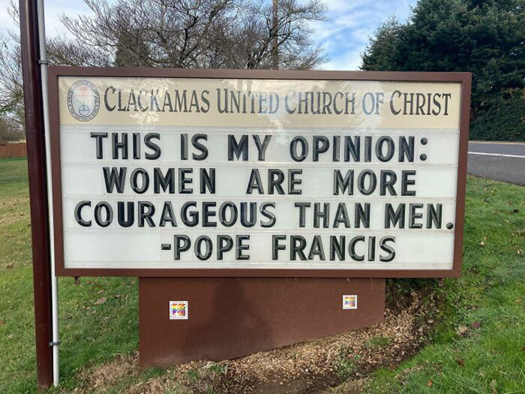 church clever signs