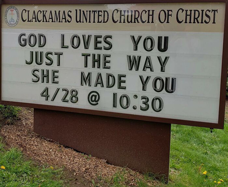 church clever signs
