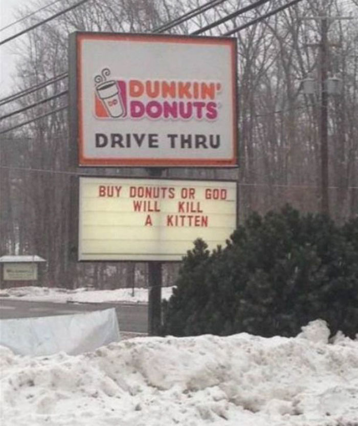 funny fast food signs