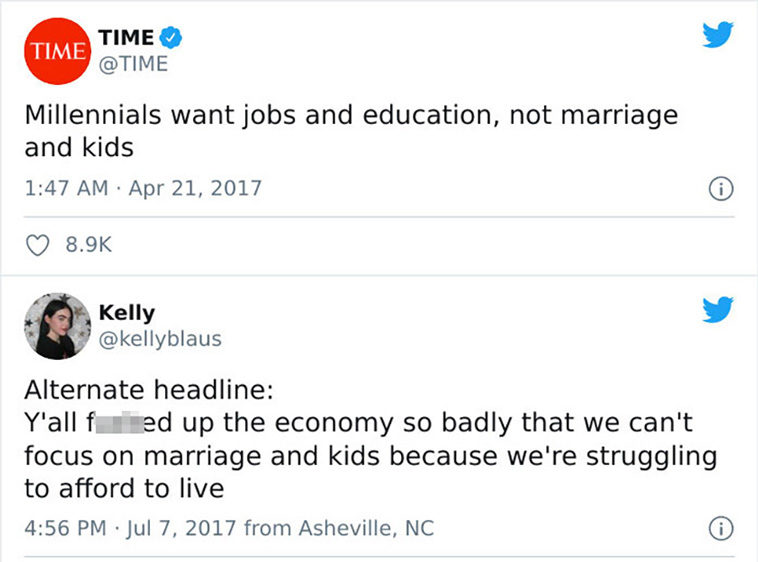 people give responses