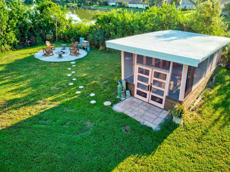 tiny home private island