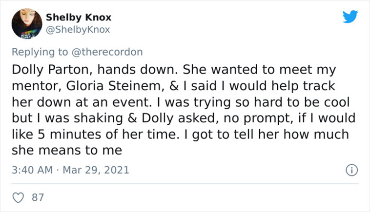 nicest celebrity