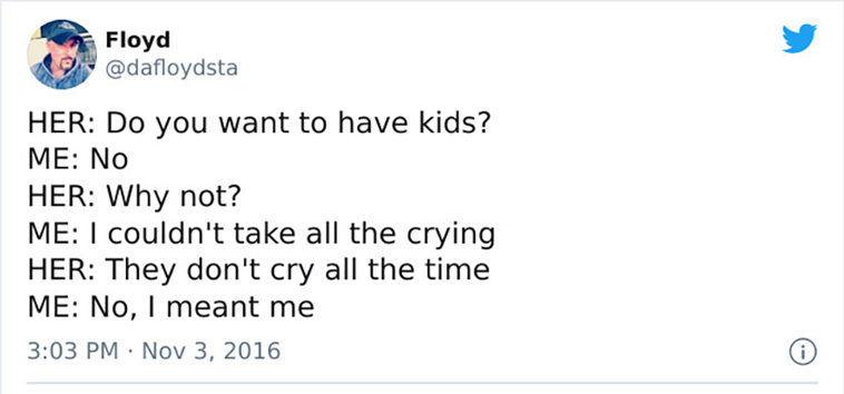no kids