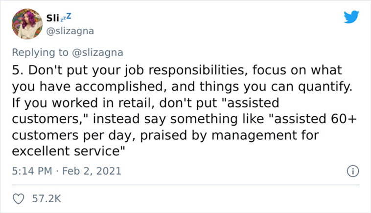 resume tips