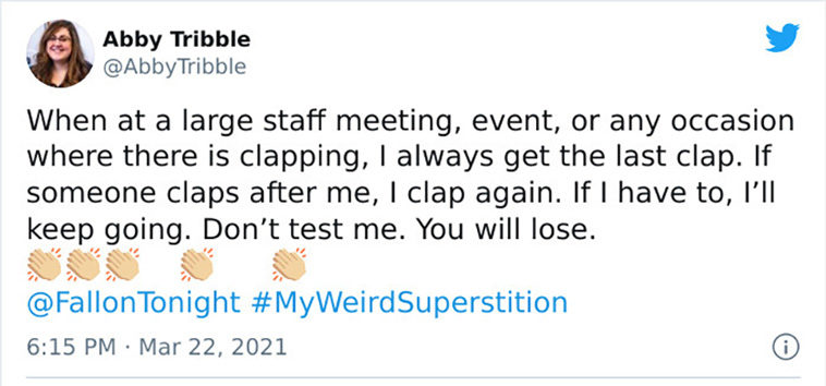 weird superstitions