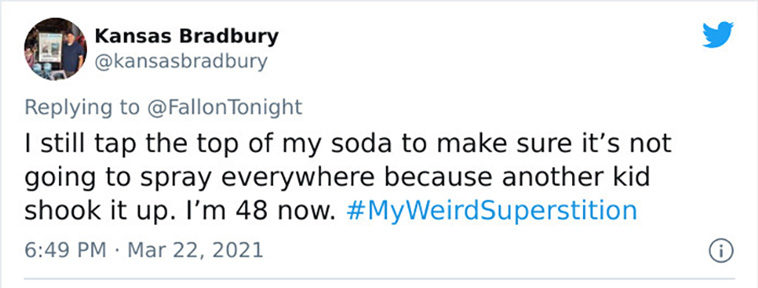 weird superstitions