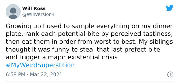 weird superstitions