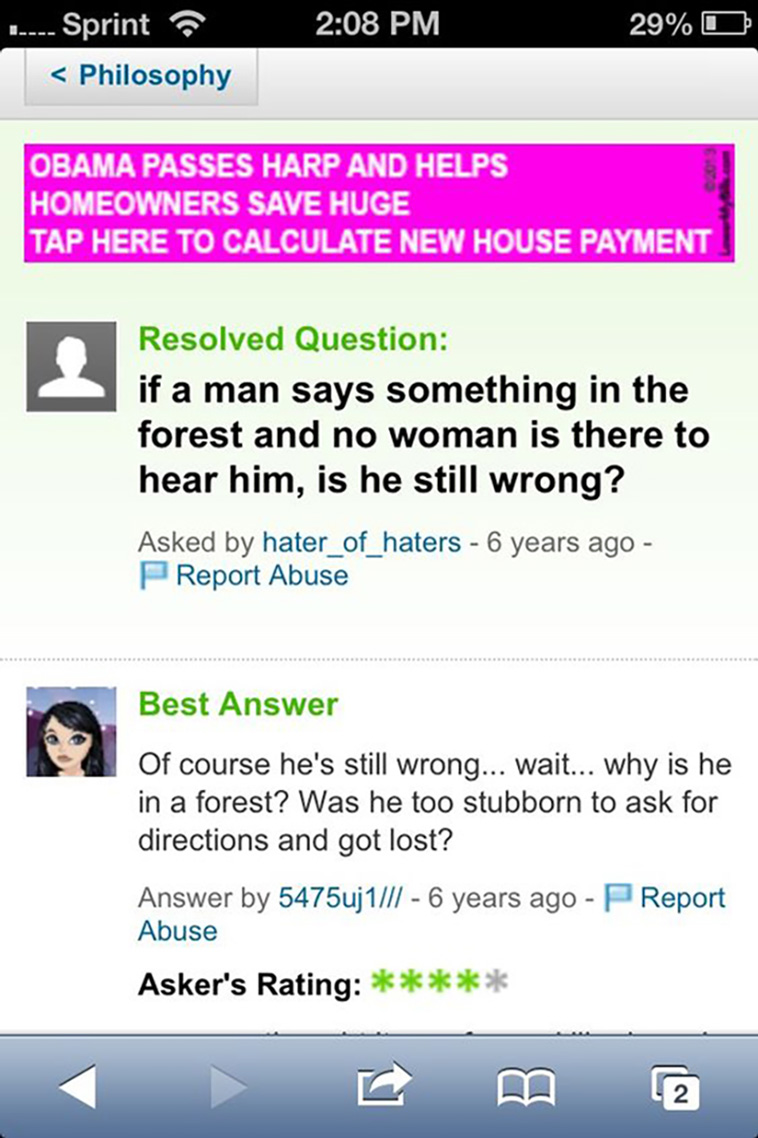 yahoo answers