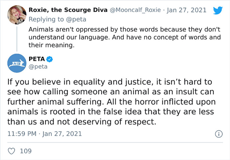 animal-oriented insults