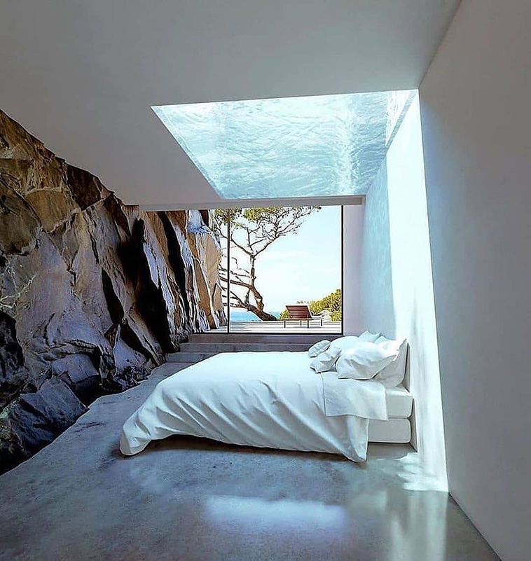 Stone bedroom