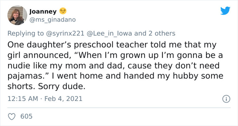 children reaction sex