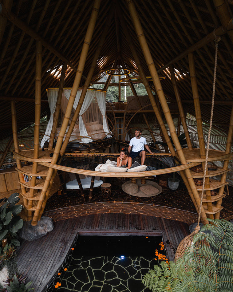 bamboo house