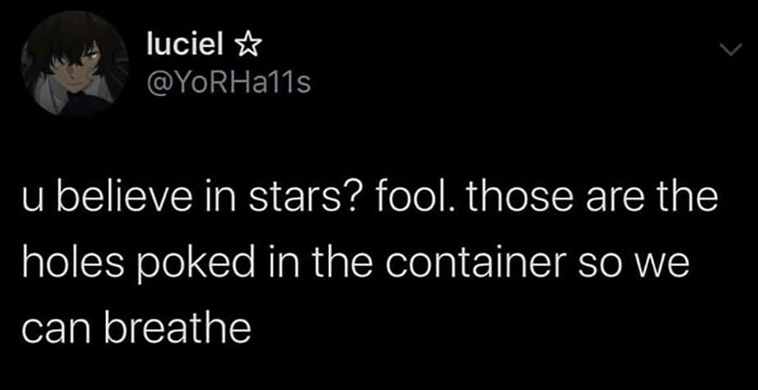new sentence