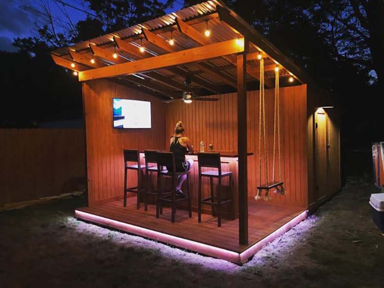 wood bar