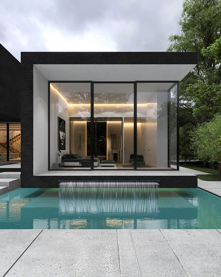black brick vila