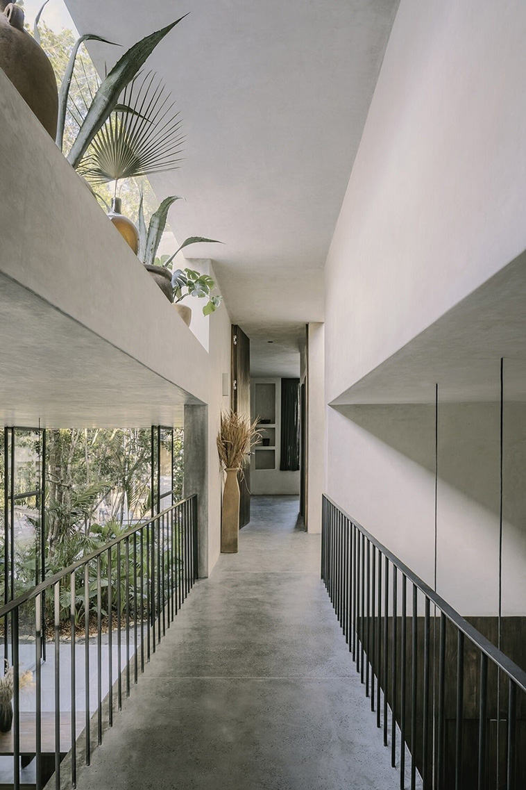 modern architectural villa