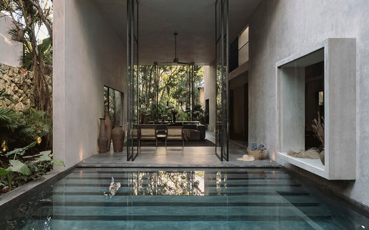 modern architectural villa