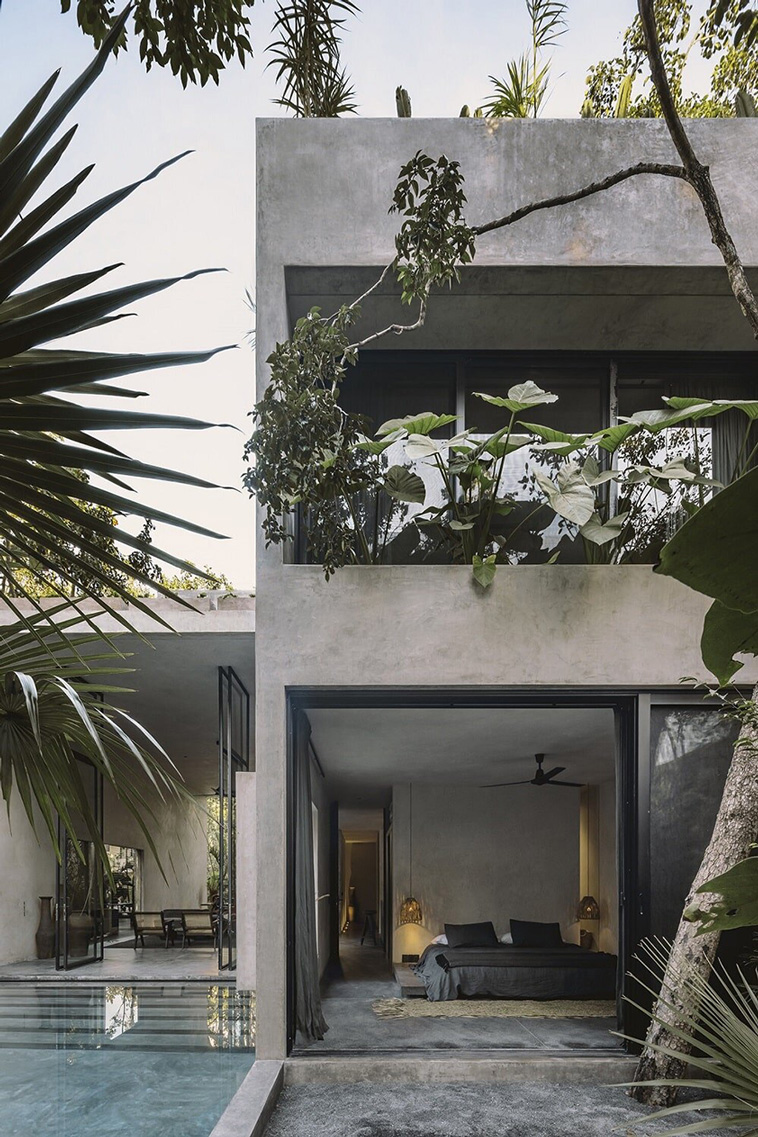 modern architectural villa