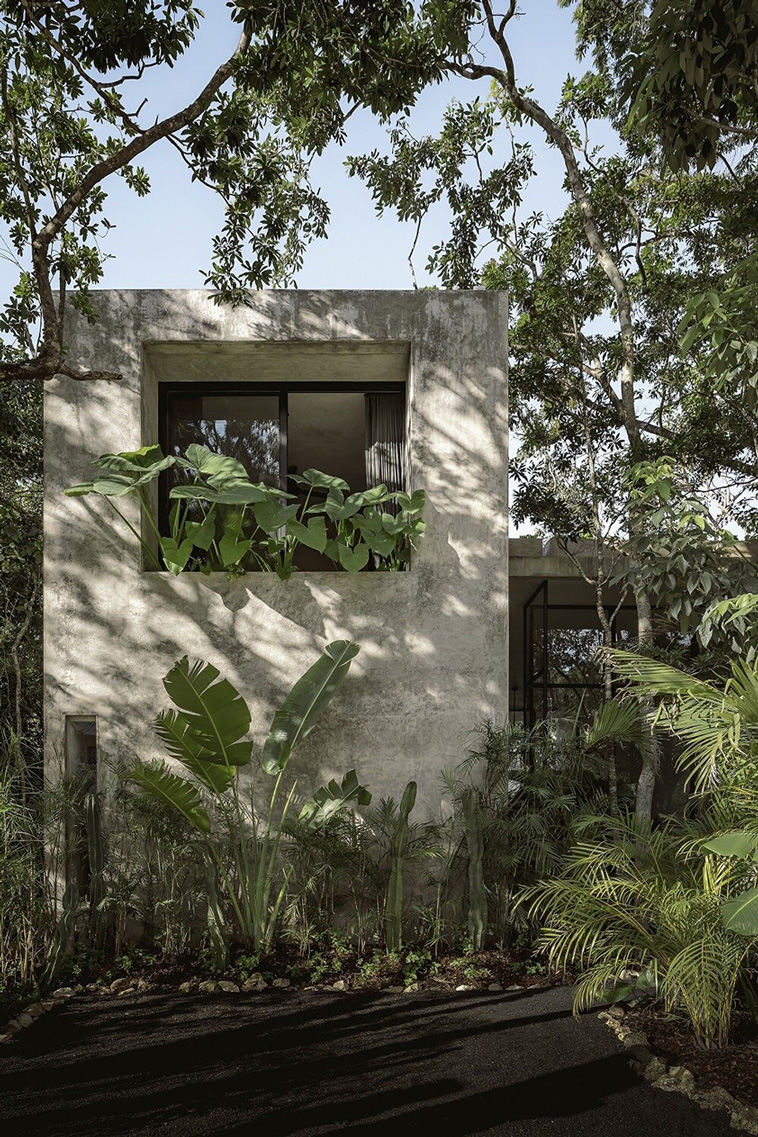 modern architectural villa