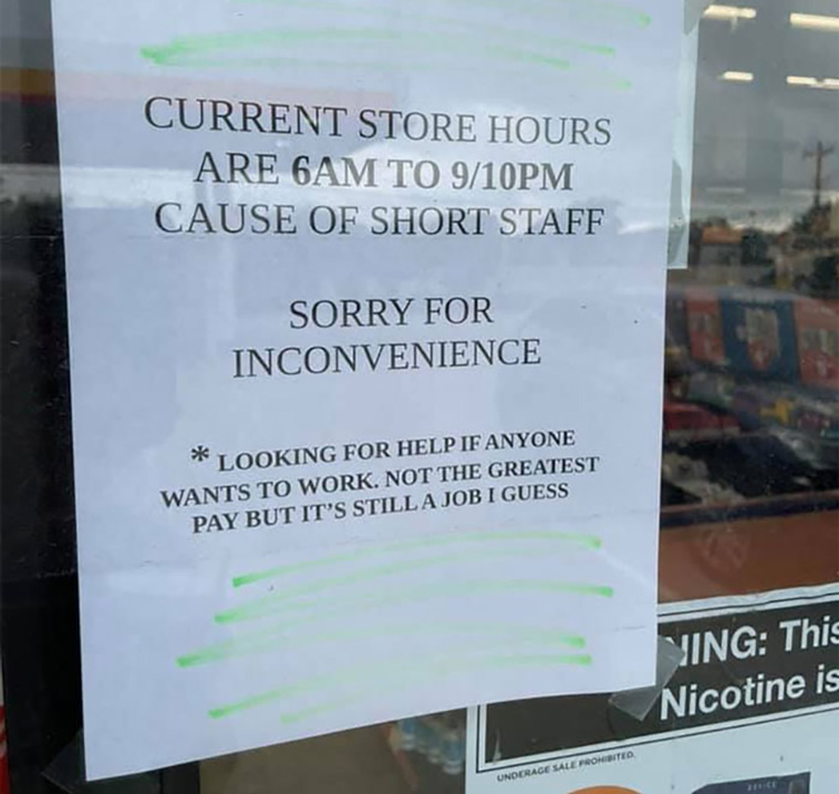 unpopular signage