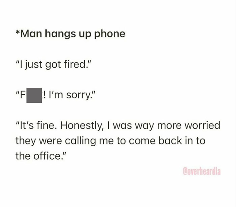 overheard in L.A.