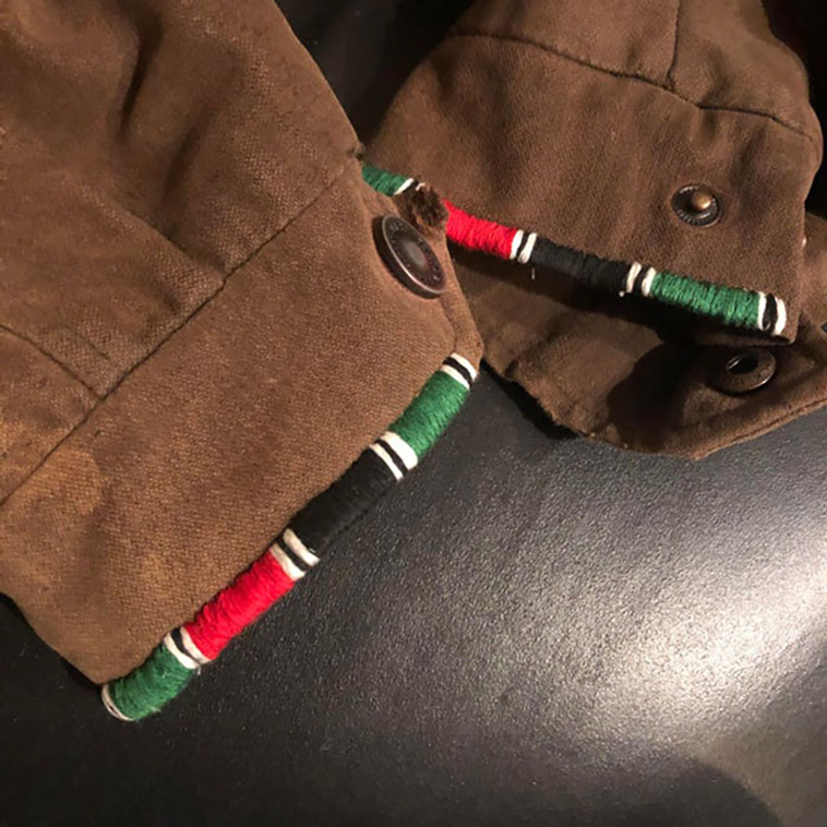 repairing clothes