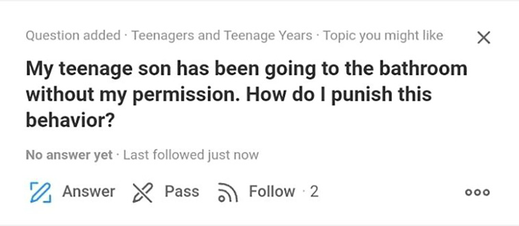 strange questions