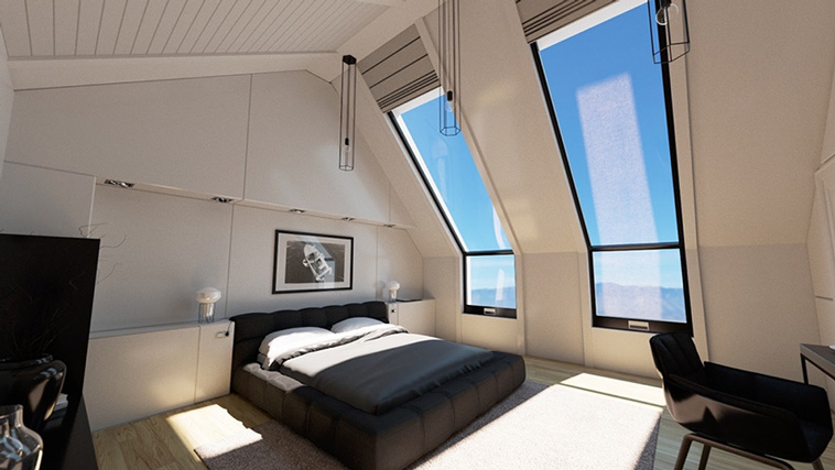 attic bedroom